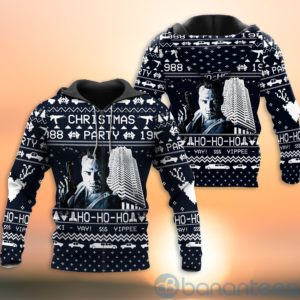 Die hard Christmas Party Ho Ho Ho Christmas All Over Printed 3D Shirt Product Photo