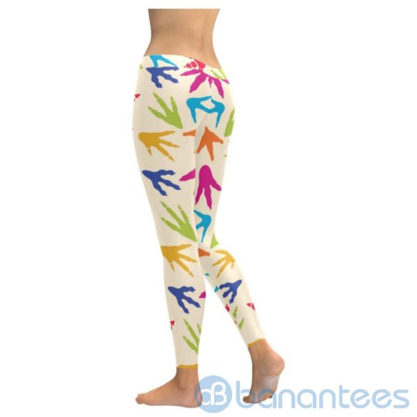 Dinosaur Footprint Leggings For Women Product Photo