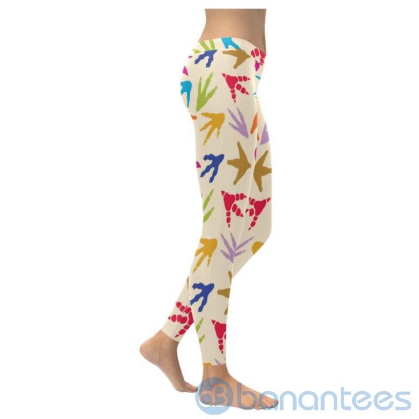 Dinosaur Footprint Leggings For Women Product Photo