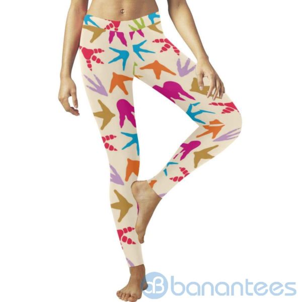 Dinosaur Footprint Leggings For Women Product Photo