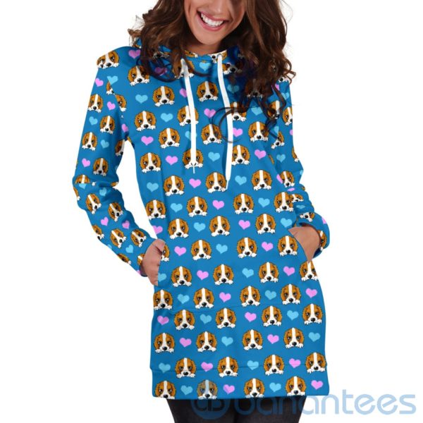 Dog Hearts Womens Hoodie Dress For Women Product Photo