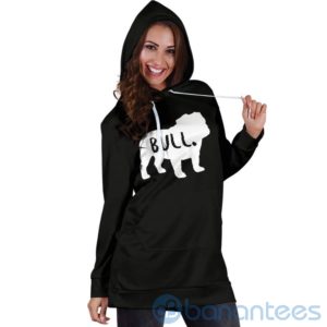 Dog Lover Bull Hoodie Dress For Women Product Photo