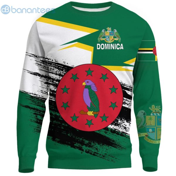 Dominica Flag And Coat Of Arms All Over Printed 3D Sweatshirt Product Photo