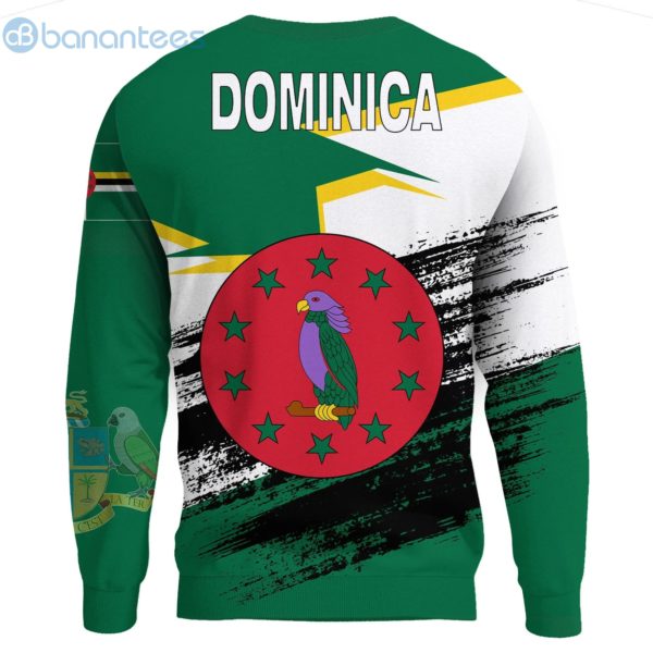 Dominica Flag And Coat Of Arms All Over Printed 3D Sweatshirt Product Photo