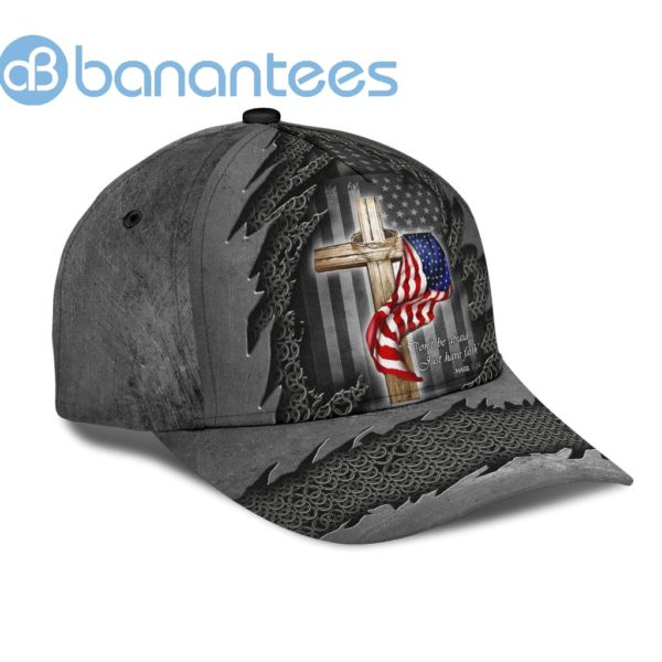Don't Be Afraid Just Have Faith Flag All Over Printed 3D Cap Product Photo