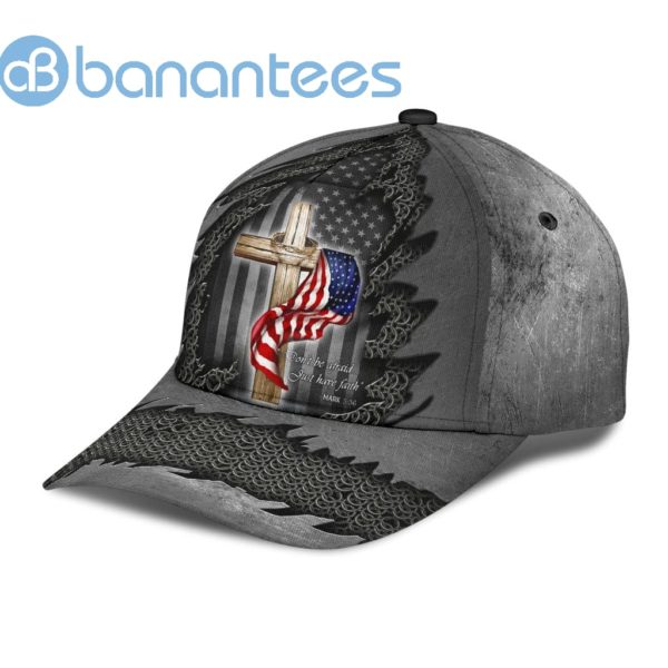 Don't Be Afraid Just Have Faith Flag All Over Printed 3D Cap Product Photo
