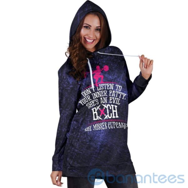 Don't Listen Hoodie Dress For Women Product Photo