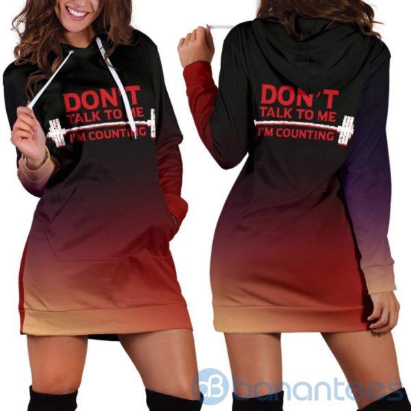 Don't Talk To Me Hoodie Dress For Women Product Photo