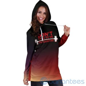 Don't Talk To Me Hoodie Dress For Women Product Photo