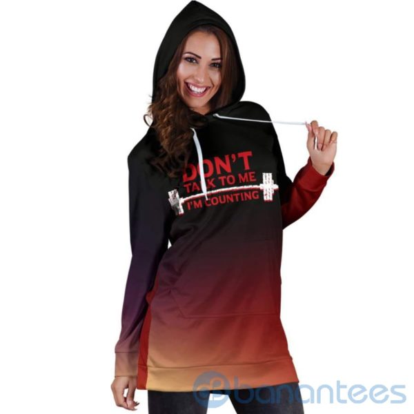 Don't Talk To Me Hoodie Dress For Women Product Photo