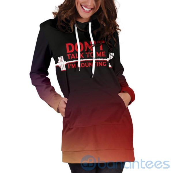 Don't Talk To Me Hoodie Dress For Women Product Photo