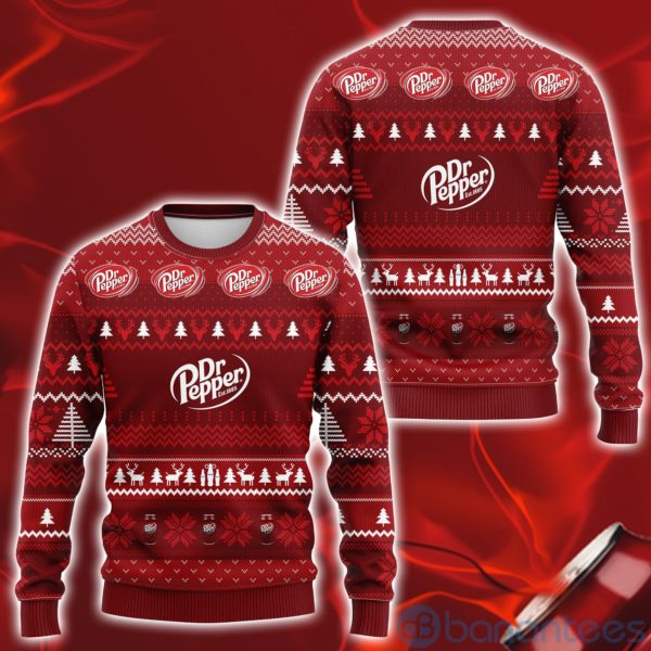 Dr Pepper Drink Ugly Christmas All Over Printed 3D Shirt Product Photo