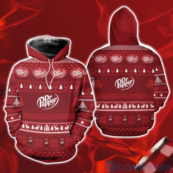 Dr Pepper Drink Ugly Christmas All Over Printed 3D Shirt Product Photo