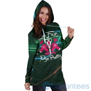 Dye Pretty Hair Lover Hoodie Dress For Women Product Photo