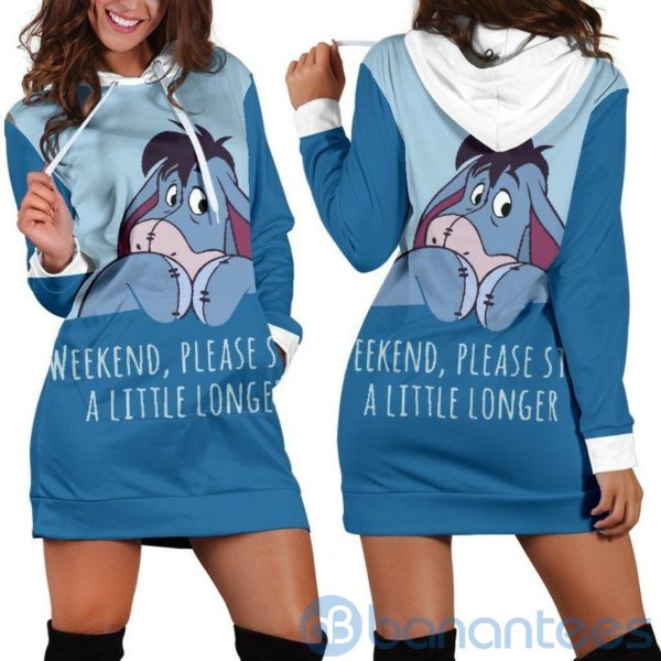 Eeyore Winnie The Pooh Hoodie Dress For Women Product Photo