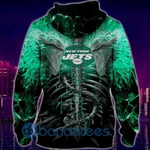 Electric New York Jets Skull Halloween All Over Printed 3D Hoodie, Zip Hoodie Product Photo