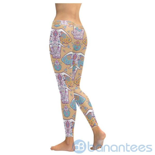 Elephant Mandala Leggings For Women Product Photo