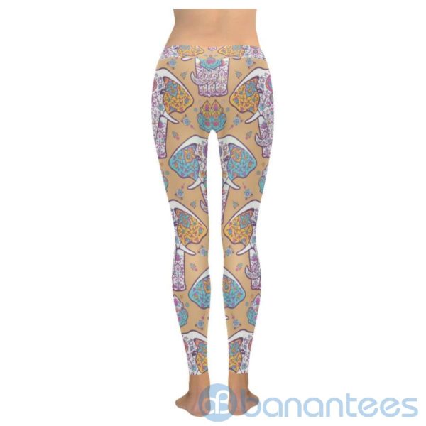 Elephant Mandala Leggings For Women Product Photo