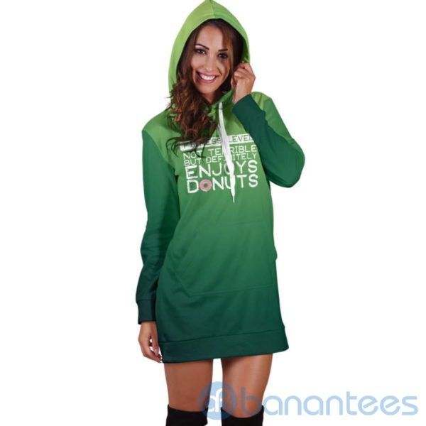 Enjoys Donuts Hoodie Dress For Women Product Photo