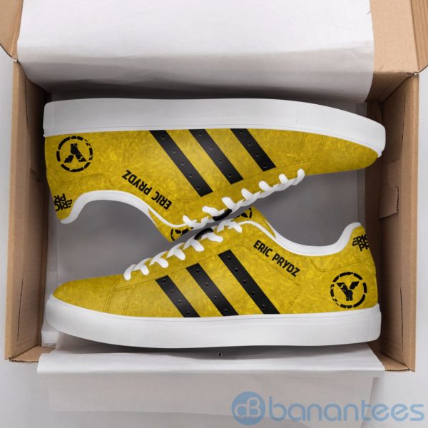 Eric Prydz Gold Low Top Skate Shoes Product Photo
