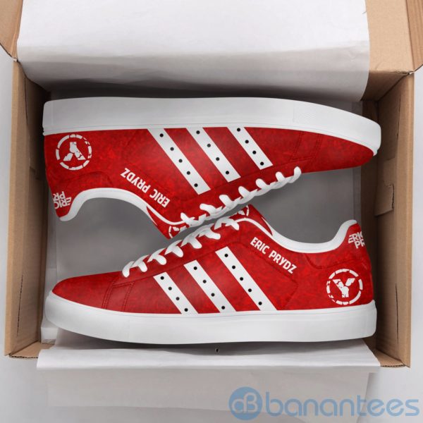 Eric Prydz Red Low Top Skate Shoes Product Photo