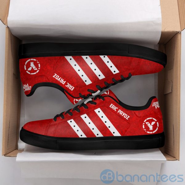 Eric Prydz Red Low Top Skate Shoes Product Photo