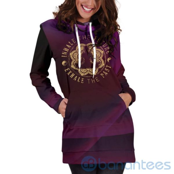 Exhale The Past Hoodie Dress For Women Product Photo