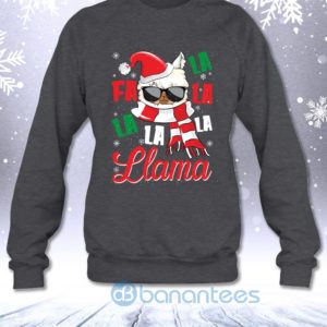 Fa La La La Llama Funny Christmas Llama Lovers Sarcasm Sweatshirt Product Photo