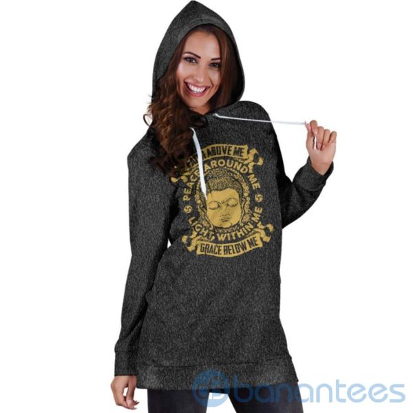 Faith Above Me Hoodie Dress For Women Product Photo