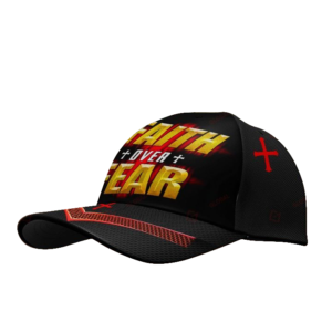 Faith Over Fear Jesus Christ God All Over Printed 3D Cap Product Photo
