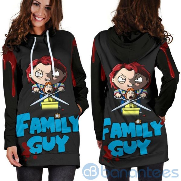 Family Guy Cartoon Hoodie Dress For Women Product Photo