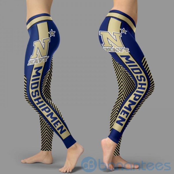 Fans Navy Midshipmen Leggings For Women Product Photo