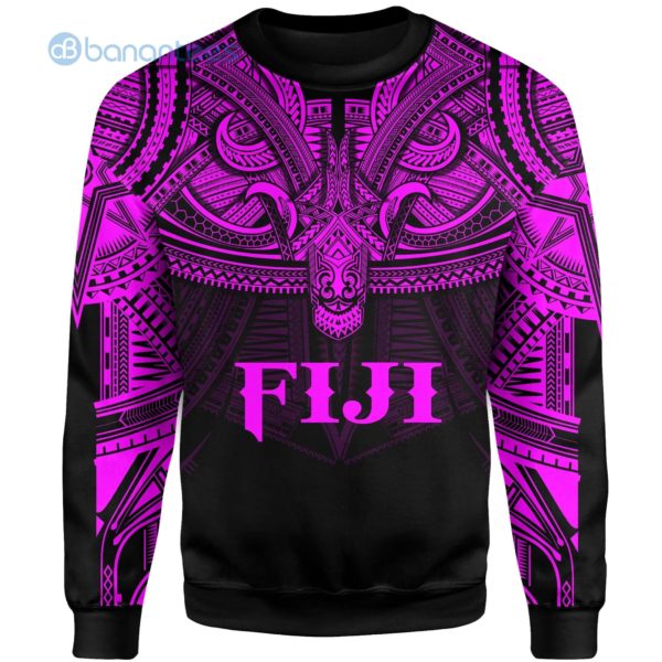 Fiji Polynesian Pink And Black All Over Printed 3D Sweatshirt Product Photo