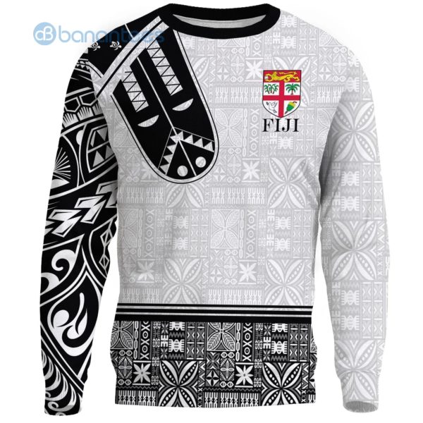 Fiji Strong White And Black All Over Printed 3D Sweatshirt Product Photo