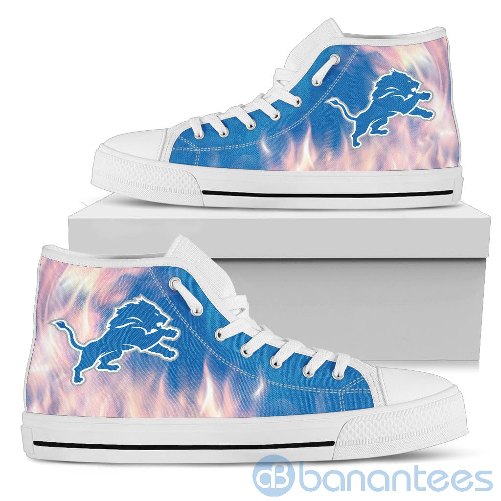 fire-and-logo-of-detroit-lions-high-top-shoes-2-PXmaj.jpg Fire And Logo Of Detroit Lions High Top Shoes Product Photo