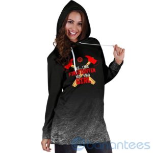 Firefighter Girl Hoodie Dress For Women Product Photo