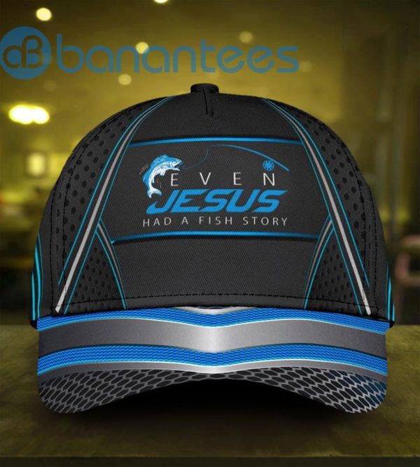 Fishing Even Jesus Had A Fish Story All Over Printed 3D Cap Product Photo
