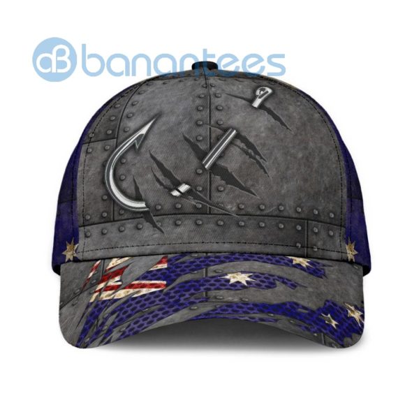 Fishing Hat United Kingdom Hook All Over Printed 3D Cap Product Photo