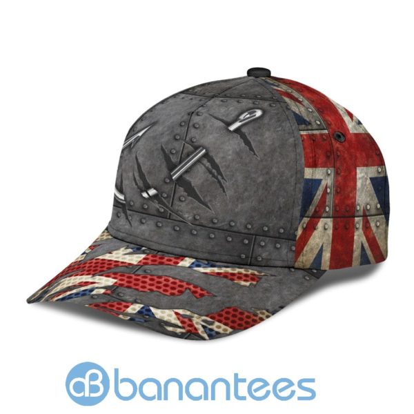 Fishing Hat United Kingdom Hook Print Cap Product Photo