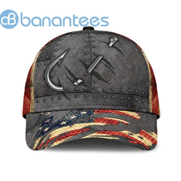 Fishing Hat United States Hook Print Cap Fishing State Product Photo