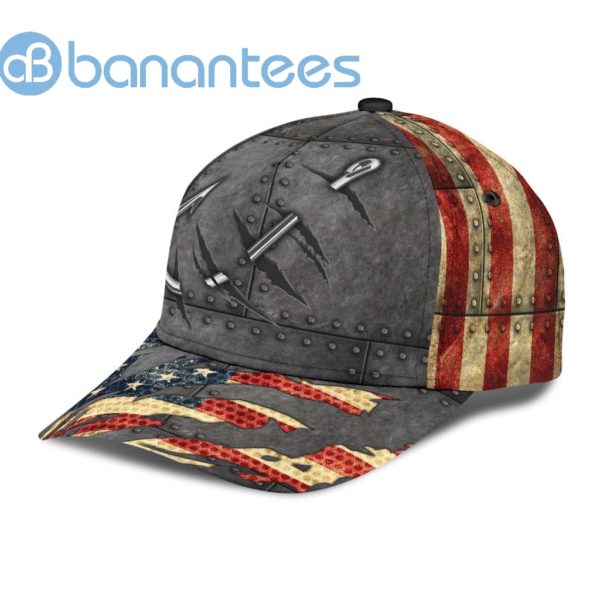 Fishing Hat United States Hook Print Cap Fishing State Product Photo