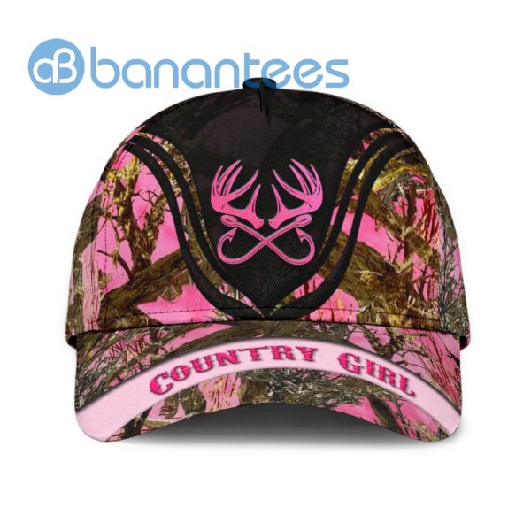 Fishing Hunting Country Girl All Over Printed 3D Cap Product Photo