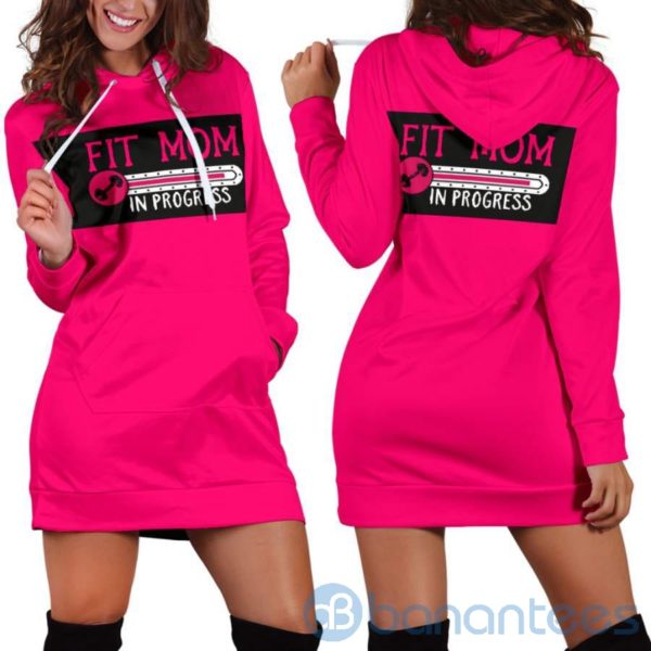 Fit Mom In Progress Hoodie Dress For Women Product Photo