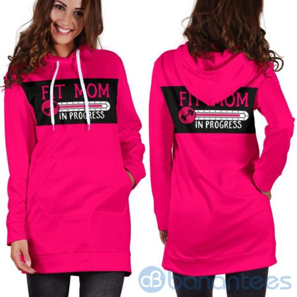 Fit Mom In Progress Hoodie Dress For Women Product Photo