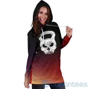Fitness Skull Hoodie Dress For Women Product Photo