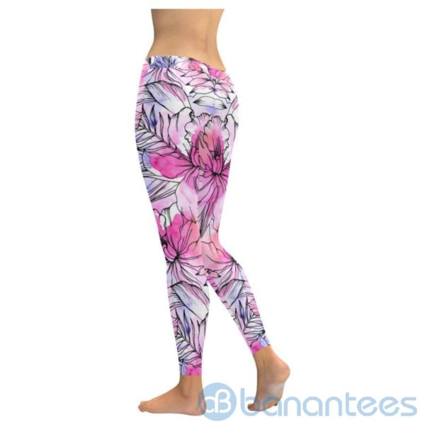 Floral Pattern Leggings For Women Product Photo
