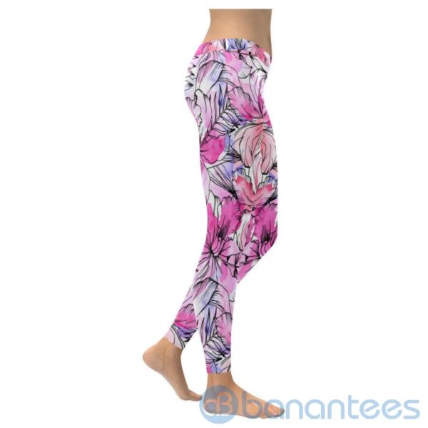 Floral Pattern Leggings For Women Product Photo
