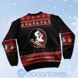 Florida State Seminoles Snoopy Dabbing Ugly Christmas 3D Sweater Product Photo