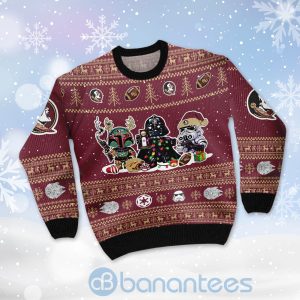 Florida State Seminoles Star Wars Ugly Christmas 3D Sweater Product Photo