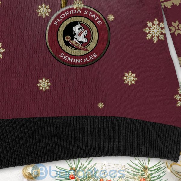 Florida State Seminoles Team Grinch Ugly Christmas 3D Sweater Product Photo